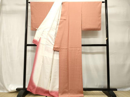 平和屋着物■江戸小紋　古法草木染　鮫小紋柄　反端付き　正絹　逸品　CABH9312ev