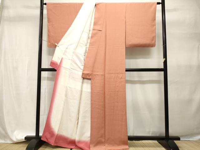 平和屋着物■江戸小紋　古法草木染　鮫小紋柄　反端付き　正絹　逸品　CABH9312ev