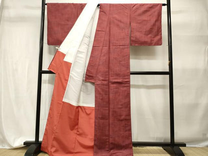 平和屋着物■上質な紬　霞文　正絹　逸品　未使用　CABH9315ev