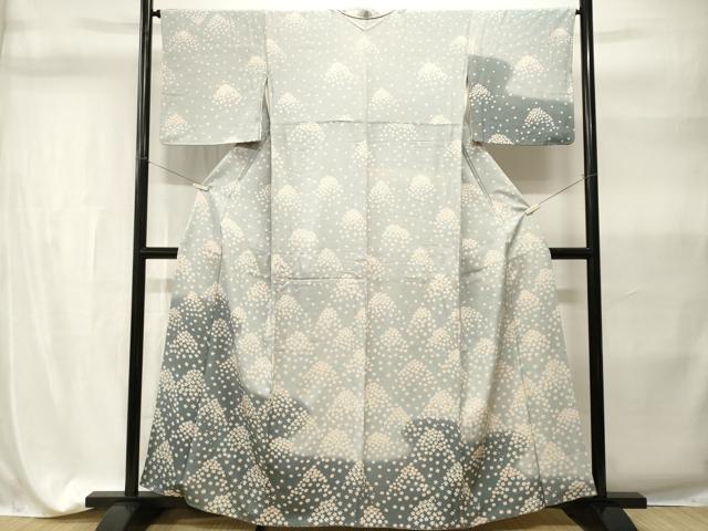 平和屋着物■訪問着　舞花文　遠山花文　暈し染め　正絹　逸品　CABH9318ev
