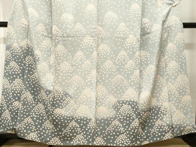平和屋着物■訪問着　舞花文　遠山花文　暈し染め　正絹　逸品　CABH9318ev