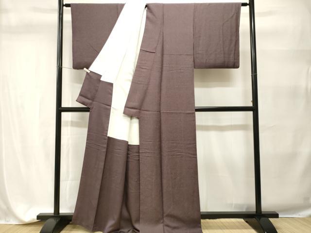 平和屋着物■本草木染作家　圓啓　江戸小紋　堅牢草木染　鮫小紋柄　証紙付き　正絹　逸品　CABH9320ev