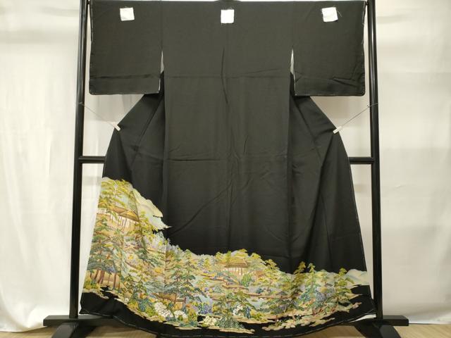 平和屋着物■豪華黒留袖　御所解文　正絹　逸品　CABH9324ev
