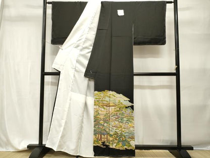 平和屋着物■豪華黒留袖　御所解文　正絹　逸品　CABH9324ev