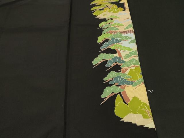 平和屋着物■豪華黒留袖　御所解文　正絹　逸品　CABH9324ev