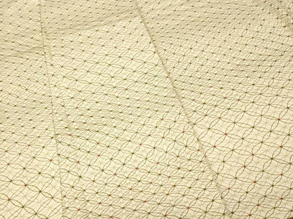 平和屋着物■上質な小紋　七宝文　正絹　逸品　CABH9325ev