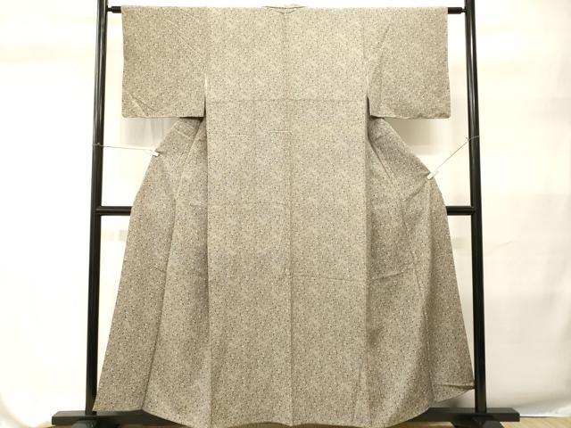平和屋着物■江戸小紋　吉祥花文　正絹　逸品　CABH9327ev