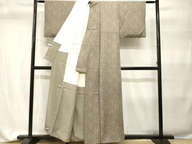 平和屋着物■江戸小紋　吉祥花文　正絹　逸品　CABH9327ev