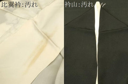 平和屋着物■豪華黒留袖　刺繍　尾長鳥文　金彩　正絹　逸品　CABH9330ev