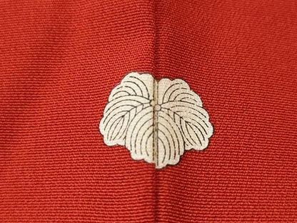 平和屋着物■豪華色留袖　幾久重袖　鉾　飛鶴花唐草文　暈し染め　金彩　正絹　逸品　CABH9499ev