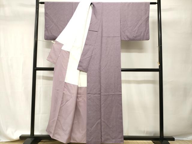 平和屋着物■江戸小紋　鮫小紋柄　西武百貨店使い　正絹　逸品　CABH9547ev