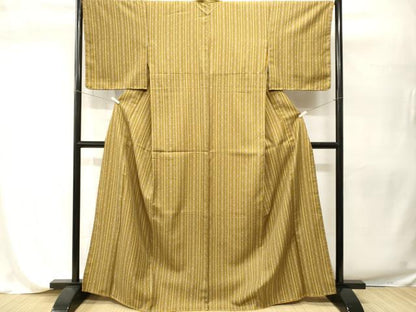 平和屋着物■小紋　菱縞文　洗える着物　CABH9557ev