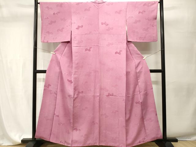 平和屋着物■上質な小紋　桐文　正絹　逸品　CABH9559ev