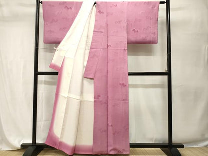 平和屋着物■上質な小紋　桐文　正絹　逸品　CABH9559ev