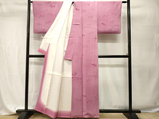 平和屋着物■上質な小紋　桐文　正絹　逸品　CABH9559ev