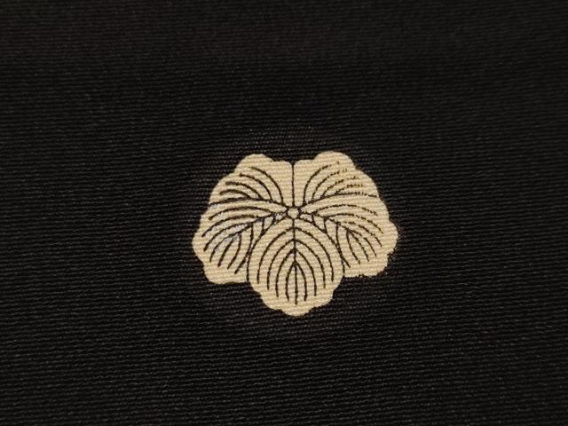 平和屋着物■豪華黒留袖　駒刺繍　絵皿鴛鴦文　白鷺草花文　金彩　正絹　逸品　CABH9562ev