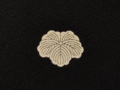 平和屋着物■豪華黒留袖　刺繍　地紙人物文　金彩　正絹　逸品　CABH9568ev
