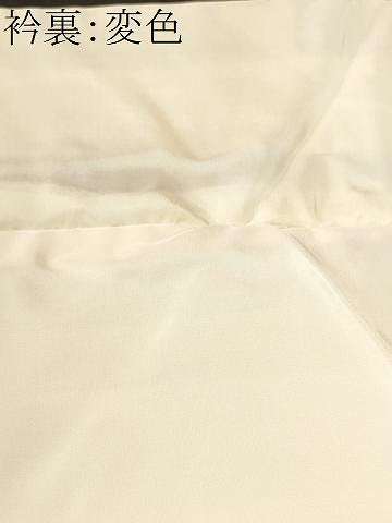 平和屋着物■豪華黒留袖　檜扇孔雀花文　尾長鳥文　正絹　逸品　CABH9572ev