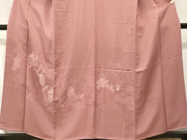 平和屋着物■訪問着　鉾　人物風景文　正絹　逸品　CABH9591ev
