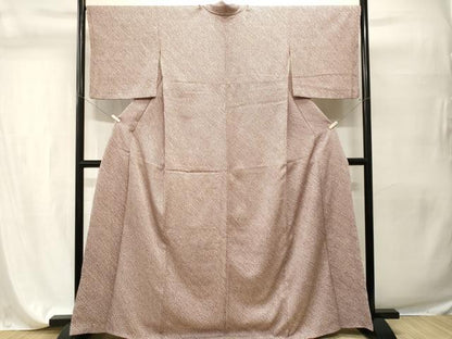 平和屋着物■大変加工の良い総絞り小紋　正絹　逸品　CABH9596ev