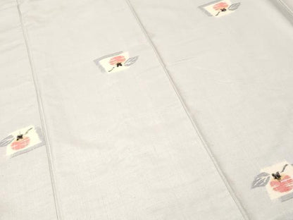 平和屋着物■上質な紬　色紙重ね　成り物　正絹　逸品　CABH9598ev