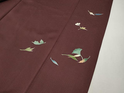 平和屋着物●訪問着　宝尽くし舞葉文　金彩　正絹　逸品　CABH9617ut
