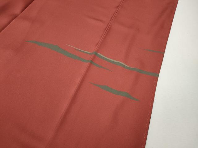 平和屋着物●訪問着　刺繍　遠山文　正絹　逸品　CABH9621ut
