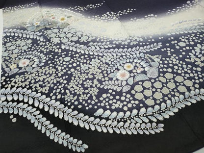 平和屋着物●訪問着　辻が花　暈し染め　さが美扱い　正絹　逸品　CABH9625ut