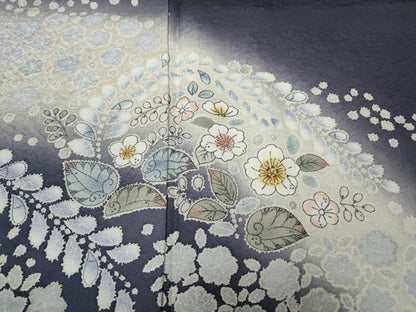 平和屋着物●訪問着　辻が花　暈し染め　さが美扱い　正絹　逸品　CABH9625ut