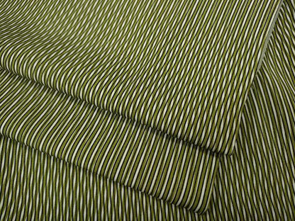 平和屋着物●上質な小紋　縞　正絹　逸品　CABH9626ut