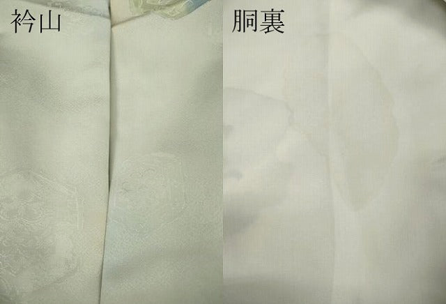 平和屋着物●上質な小紋　吉祥花文　地紋起こし　暈し染め　正絹　逸品　CABH9638ut
