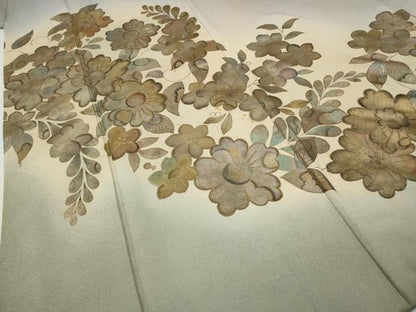 平和屋着物●訪問着　辻が花　暈し染め　金彩　正絹　逸品　CABH9655ut