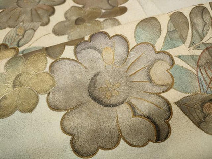 平和屋着物●訪問着　辻が花　暈し染め　金彩　正絹　逸品　CABH9655ut