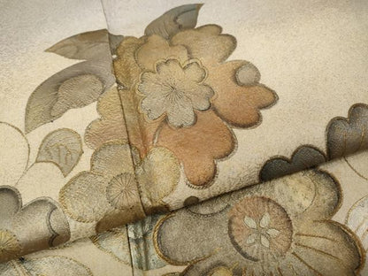 平和屋着物●訪問着　辻が花　暈し染め　金彩　正絹　逸品　CABH9655ut