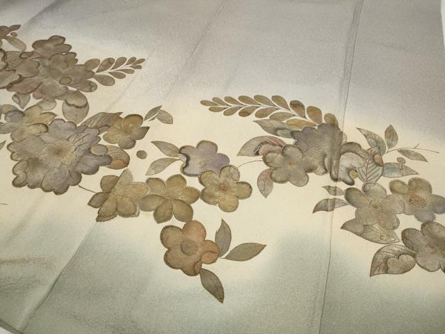 平和屋着物●訪問着　辻が花　暈し染め　金彩　正絹　逸品　CABH9655ut