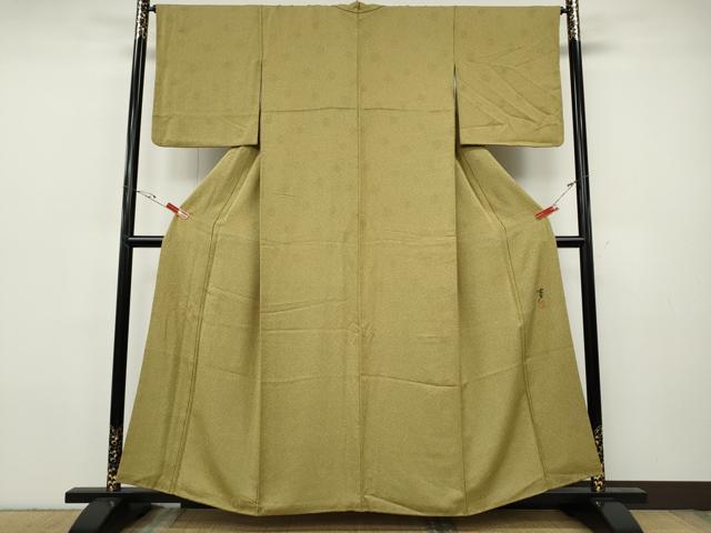 平和屋着物●染色の魔術師　染乃座・大久保玄才　そめのざ玄才　小紋　霞文　正絹　逸品　CABH9673ut