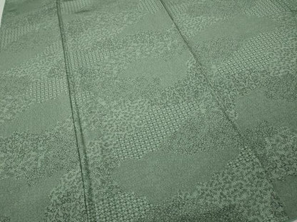 平和屋着物●江戸小紋　雲重ね寄せ小紋柄　正絹　逸品　CABH9681ut