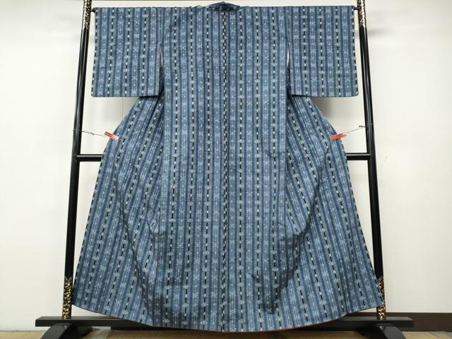 平和屋着物●上質な紬　吉祥間道　正絹　逸品　CABH9683ut