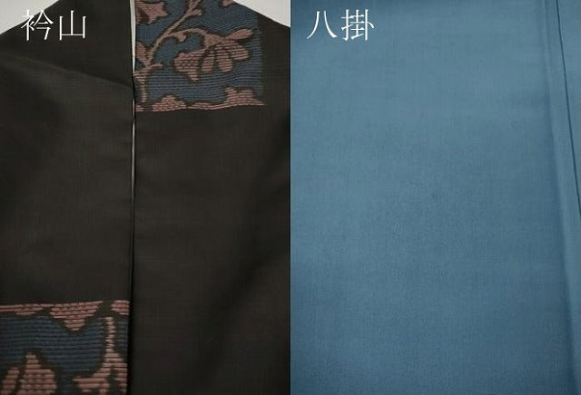 平和屋着物●本場大島紬　地空き　短冊花文　正絹　逸品　CABH9684ut