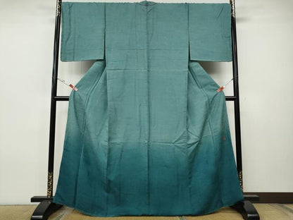 平和屋着物●色留訪問着　安藤広重　東海道五拾五撰　暈し染め　さが美扱い　正絹　逸品　CABH9686ut