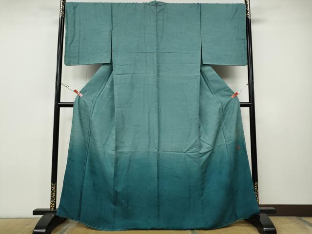 平和屋着物●色留訪問着　安藤広重　東海道五拾五撰　暈し染め　さが美扱い　正絹　逸品　CABH9686ut