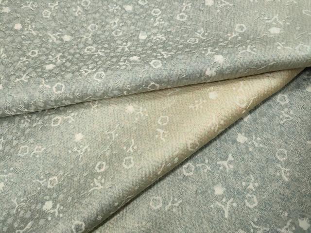 平和屋着物●上質な小紋　舞花文　暈し染め　正絹　逸品　CABH9719ut