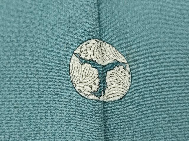 平和屋着物●上質な色無地　浅縹色　正絹　逸品　CABH9729ut