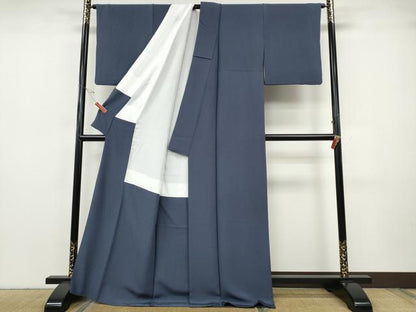 平和屋着物●上質な色無地　紅掛花色　正絹　逸品　CABH9730ut