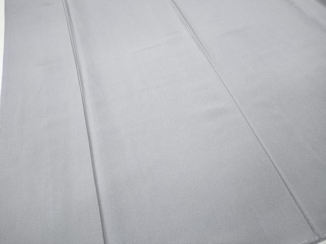 平和屋着物●上質な色無地　牡丹鼠色　正絹　逸品　未使用　CABH9732ut