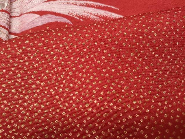 平和屋着物●ファッションデザイナー　HIROKO KOSHINO　コシノヒロコ 　振袖　寿光織　乱菊　金銀糸　正絹　逸品　CABH9738ut