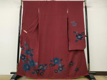 平和屋着物●豪華振袖　舞花文　金彩　正絹　逸品　CABH9740ut