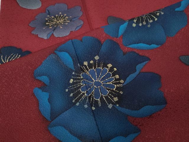 平和屋着物●豪華振袖　舞花文　金彩　正絹　逸品　CABH9740ut