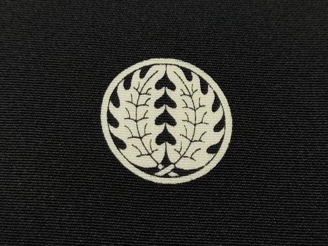 平和屋着物●本加賀友禅作家　白坂幸蔵　黒留袖　几帳草花文　正絹　逸品　CABH9755ut