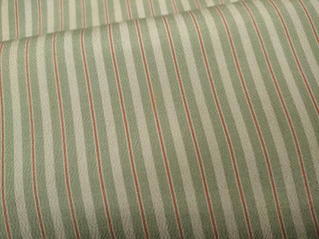 平和屋着物●上質な小紋　縞　正絹　逸品　CABH9756ut